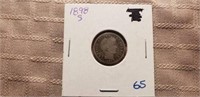 1898S Barber DIme VG SEMI KEY DATE