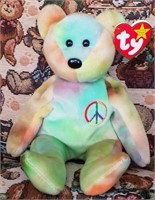 Peace the Bear - TY Beanie Babies