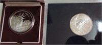 2 - 1986 100 Francs, silver