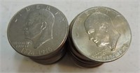 Lot of 40 - 1976 Ike dollars