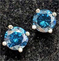 $1175 14K  Natural Blue Diamond (Treated)(0.36ct)