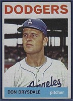 1964 Topps #120 Don Drysdale Los Angeles Dodgers