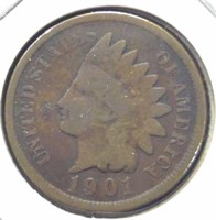 1901 Indian head penny