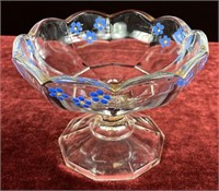 Footed Glass Bowl