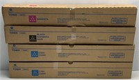 Lot of 4 Konica Minolta Toner Cartridges NEW $645
