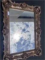 Faux Metal Large Mirror