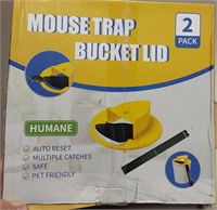 2pk Mouse Trap Bucket Lids