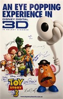 Toy Story 3 Poster Autograph