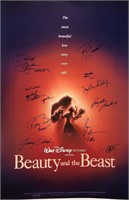 Beauty n the Beast Poster Autograph