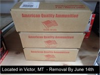 LOT, (1,500 +/-) ROUNDS OF AQA .22 MAG 40 HPVP