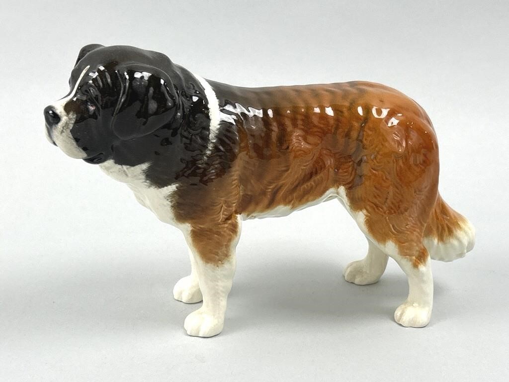Beswick Saint Bernard Dog Figurine.