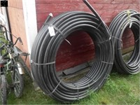 500' roll of 1¼" ID pipe series potable poly hose