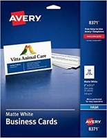Avery Business Cards for Inkjet Printers, Matte,