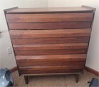 Five Drawer Wooden Dresser