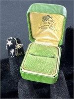 Women’s 14k white gold Masonic ring original box