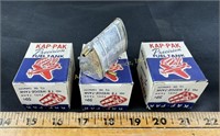 (3) NOS Kap-Pak precision fuel gas tanks for RC