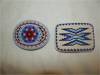 Beautiful Southwestern Indian Beaded Belt Buckles