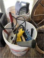 (2) Buckets with Hand Tools
