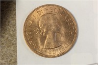 1967 Great Britain About uncirculated Penny