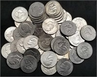 50 Eisenhower 'Ike' Dollars from Hoard