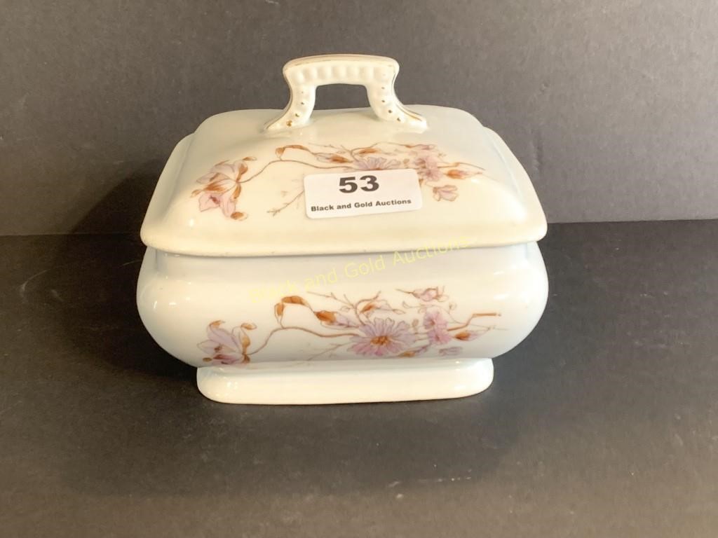 Old Stoneware Butter Dish