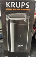 KRUPS COFFEE AND SPICE GRINDER RETAIL $70