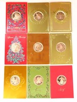 1970'S & 1980'S GREETING CARDS WITH HOLIDAY COINS