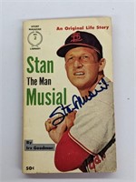 Stan The Man Musial Paperback Book Signed