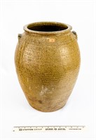 Double Handle Pottery Vase 16" H