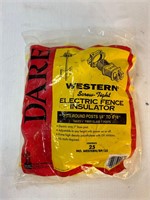 Dare Western Electric Fence Insulator New Package