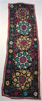 SILK EMBROIDERED SUZANI RUNNER