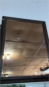 Framed decorative mirror Approximately 36 x 46