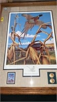 Harry Antis "Indian Summer Pheasant? framed wall