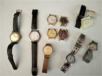 MENS WATCHES-OTIS,ELGIN,WALTHAM,SPEIDEL ETC &