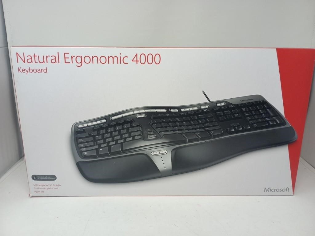 Sealed Microsoft Natural Ergonomic 4000 Keyboard