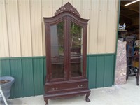 Vintage Dome Top China Cabinet