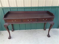 Vintage 3-Drawer Writing Desk