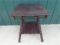 Vintage Stick & Ball Barley Twist Parler Table