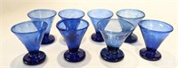 Set of 8 Moroccan Handmade Glass 3"