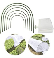 6PCS GREENHOUSE HOOPS RUST-FREE GROW TUNNEL,4FT