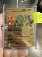 CHARMANDER BULBASAUR & SQUIRTO GX POKEMON