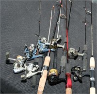 Ice Fishing Rods and Reels Collection