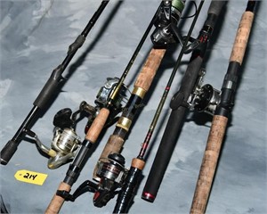 Spinning Reels and Rods Collection