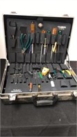 Group of tools in case