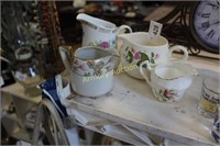 FLORAL DECORATED CREAMERS