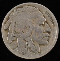 1924-S BUFFALO NICKEL VF