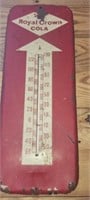 Large vintage RC cola outdoor thermometer
