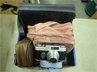 Polaroid 1-Step Land Camera w/ Case, Bell & Howell