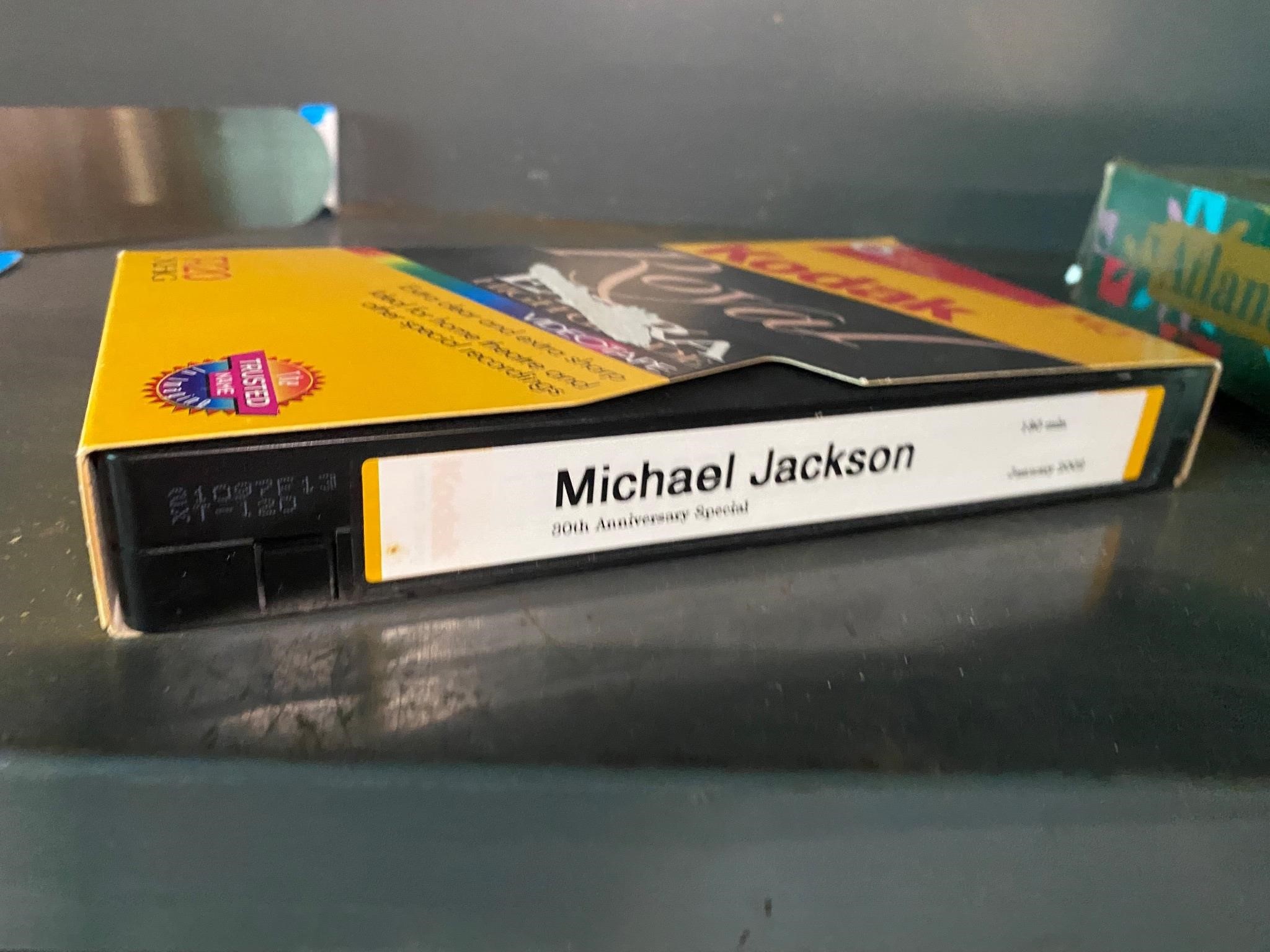 Vintage Michael Jackson recording vhs