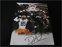 DAVID NJOKU SIGNED 8X10 PHOTO BROWNS JSA